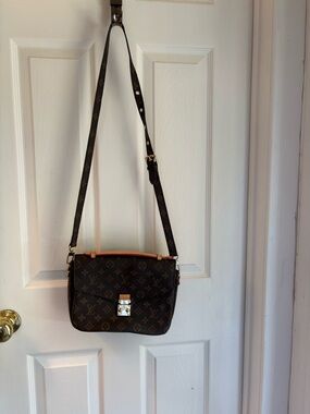 Brown Monogram Crossbody Bag